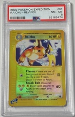 Raichu - 61/165 - Rare - Reverse Holo - PSA 8